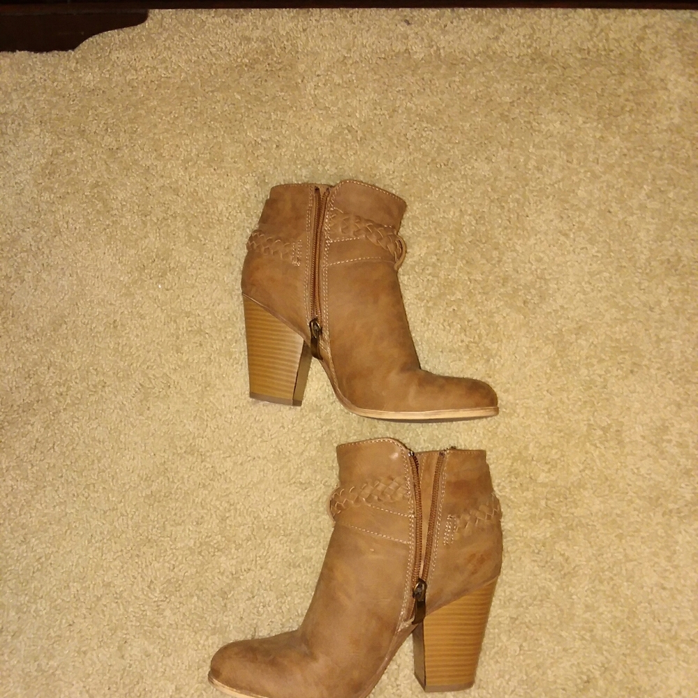 Size 6 brown booties